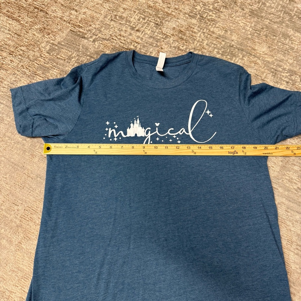 Bella Canvas Blue 'Magical' Short Sleeve Tee - Picture 6 of 7
